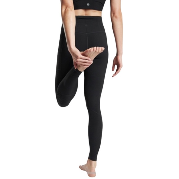 NEW Athleta Inclination Black Moto Tights Leggings XXS - Picture 5 of 10